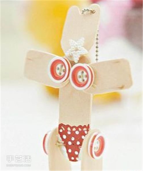 冰棍棒制作復(fù)活節(jié)兔子 可以動的冰棍棒兔子DIY -  rpnrmr.com
