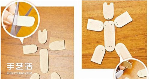 冰棍棒制作復(fù)活節(jié)兔子 可以動的冰棍棒兔子DIY -  rpnrmr.com
