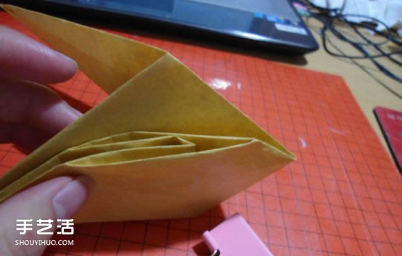 帶翅膀惡魔之心折紙圖解 怎么折惡魔之心教程 -  rpnrmr.com