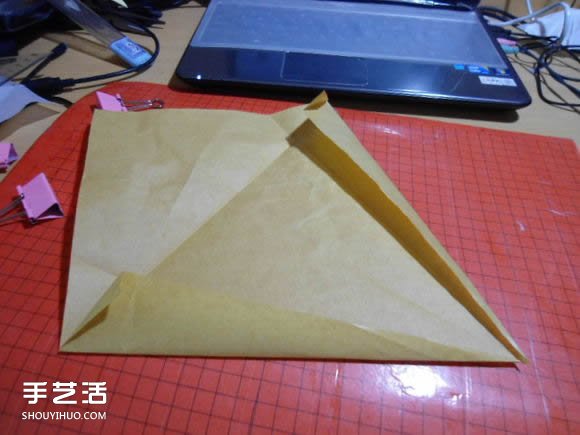 帶翅膀惡魔之心折紙圖解 怎么折惡魔之心教程 -  rpnrmr.com