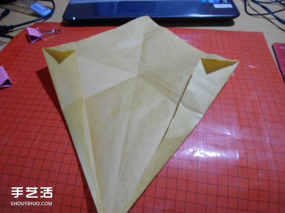 帶翅膀惡魔之心折紙圖解 怎么折惡魔之心教程 -  rpnrmr.com