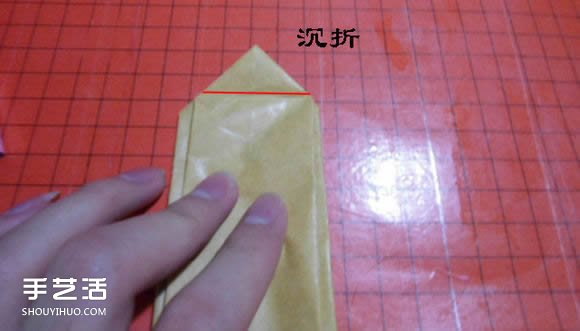 帶翅膀惡魔之心折紙圖解 怎么折惡魔之心教程 -  rpnrmr.com