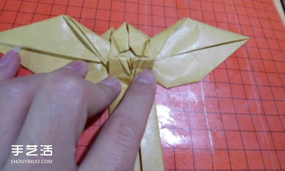 帶翅膀惡魔之心折紙圖解 怎么折惡魔之心教程 -  rpnrmr.com