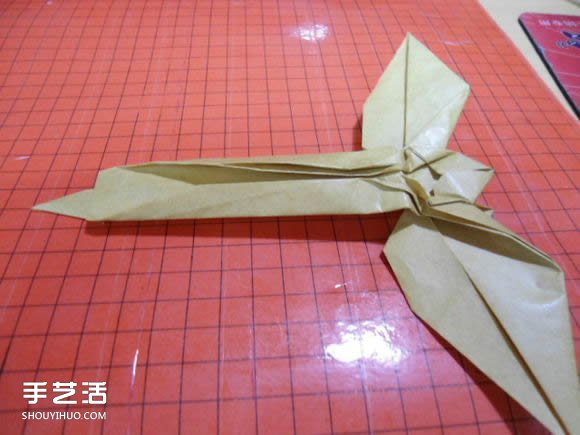 帶翅膀惡魔之心折紙圖解 怎么折惡魔之心教程 -  rpnrmr.com