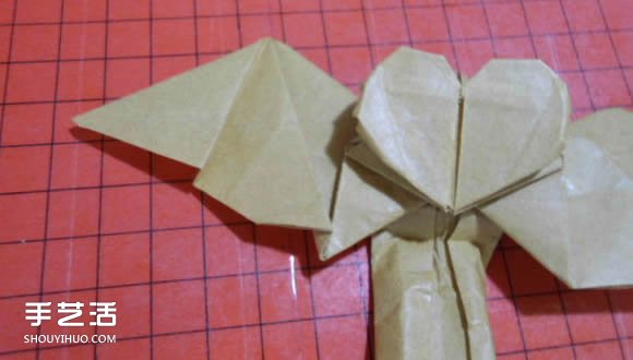 帶翅膀惡魔之心折紙圖解 怎么折惡魔之心教程 -  rpnrmr.com