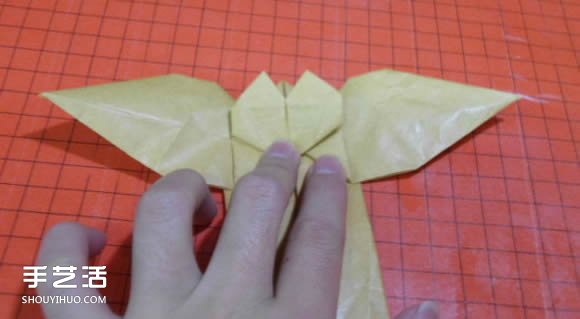 帶翅膀惡魔之心折紙圖解 怎么折惡魔之心教程 -  rpnrmr.com