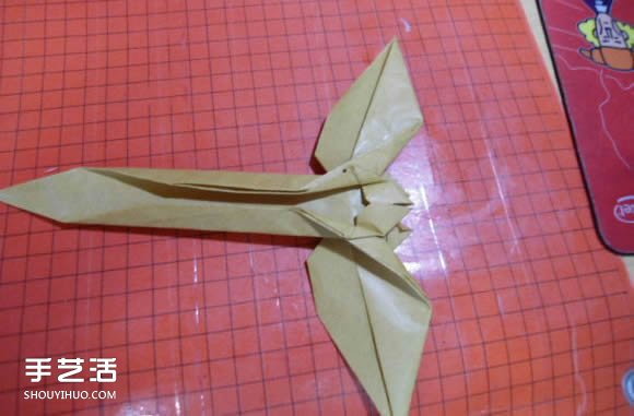 帶翅膀惡魔之心折紙圖解 怎么折惡魔之心教程 -  rpnrmr.com