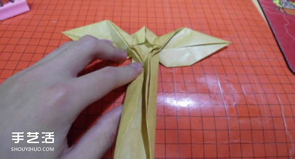 帶翅膀惡魔之心折紙圖解 怎么折惡魔之心教程 -  rpnrmr.com