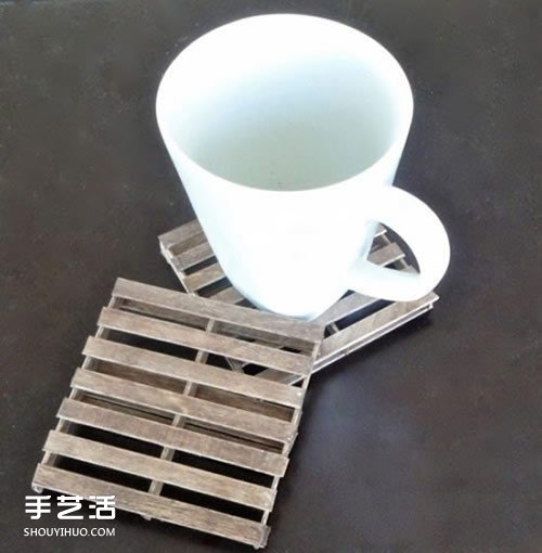 雪糕棍手工制作杯墊 自制雪糕棍杯墊DIY教程 -  rpnrmr.com