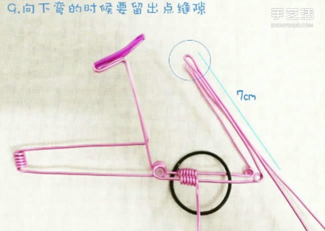 鋁線DIY手工制作漂亮的粉紅自行車 -  rpnrmr.com