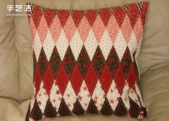 地中海風格靠枕DIY教程 手工布藝制作條紋靠枕 -  rpnrmr.com