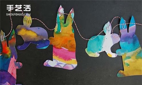 復活節(jié)/中秋節(jié)布置：幼兒園教室兔子掛飾制作 -  rpnrmr.com