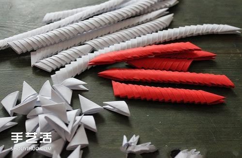 三角插天鵝教程 三角插手工藝品天鵝的做法 -  rpnrmr.com