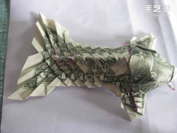 折紙美元鯉魚的方法 用美元折鯉魚怎么折圖解 -  rpnrmr.com