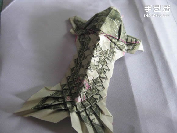折紙美元鯉魚的方法 用美元折鯉魚怎么折圖解 -  rpnrmr.com
