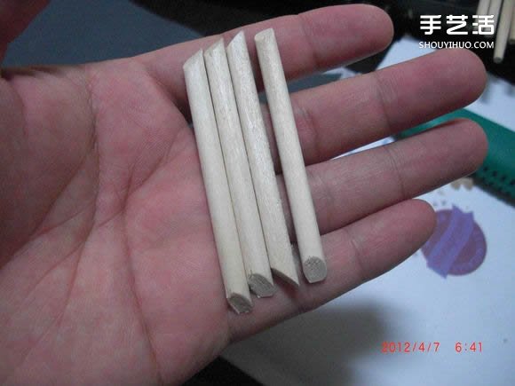 筷子和竹簽制作埃菲爾鐵塔模型的詳細(xì)圖解教程 -  rpnrmr.com