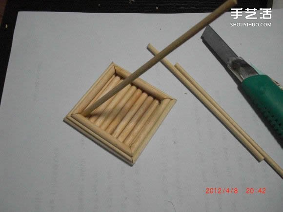 筷子和竹簽制作埃菲爾鐵塔模型的詳細(xì)圖解教程 -  rpnrmr.com