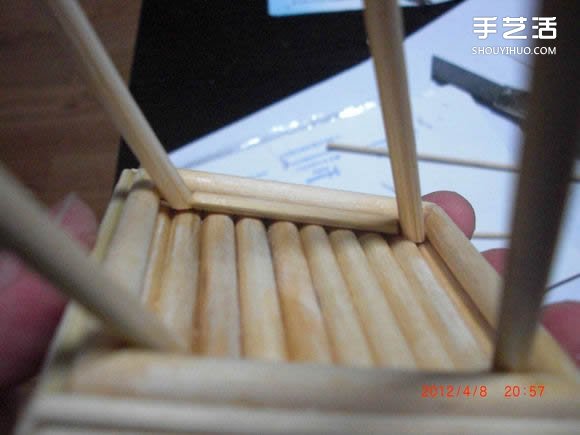 筷子和竹簽制作埃菲爾鐵塔模型的詳細(xì)圖解教程 -  rpnrmr.com