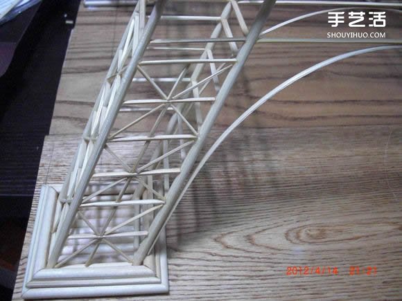 筷子和竹簽制作埃菲爾鐵塔模型的詳細(xì)圖解教程 -  rpnrmr.com