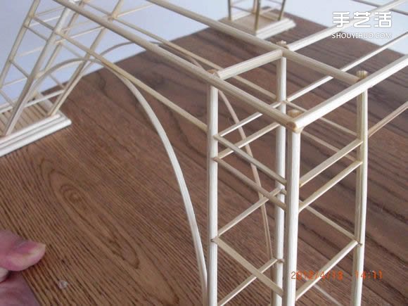筷子和竹簽制作埃菲爾鐵塔模型的詳細(xì)圖解教程 -  rpnrmr.com