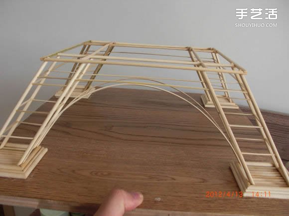 筷子和竹簽制作埃菲爾鐵塔模型的詳細(xì)圖解教程 -  rpnrmr.com