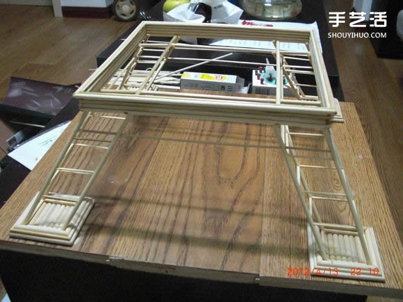 筷子和竹簽制作埃菲爾鐵塔模型的詳細(xì)圖解教程 -  rpnrmr.com