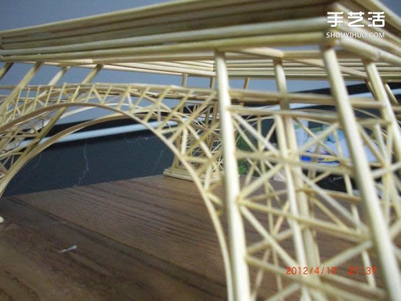 筷子和竹簽制作埃菲爾鐵塔模型的詳細(xì)圖解教程 -  rpnrmr.com