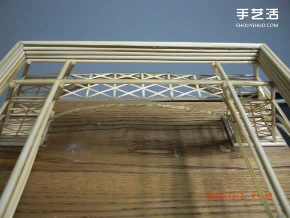 筷子和竹簽制作埃菲爾鐵塔模型的詳細(xì)圖解教程 -  rpnrmr.com