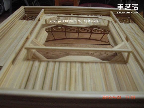 筷子和竹簽制作埃菲爾鐵塔模型的詳細(xì)圖解教程 -  rpnrmr.com
