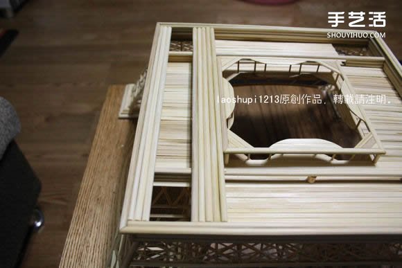 筷子和竹簽制作埃菲爾鐵塔模型的詳細(xì)圖解教程 -  rpnrmr.com