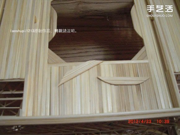 筷子和竹簽制作埃菲爾鐵塔模型的詳細(xì)圖解教程 -  rpnrmr.com