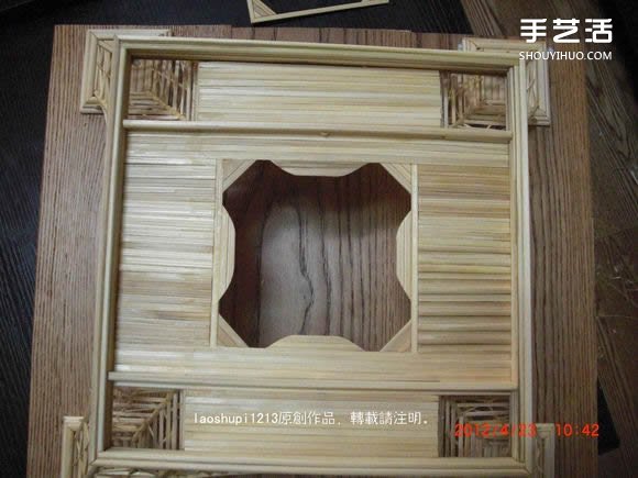 筷子和竹簽制作埃菲爾鐵塔模型的詳細(xì)圖解教程 -  rpnrmr.com