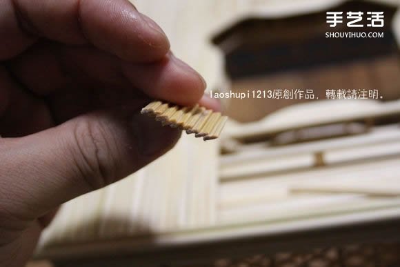 筷子和竹簽制作埃菲爾鐵塔模型的詳細(xì)圖解教程 -  rpnrmr.com
