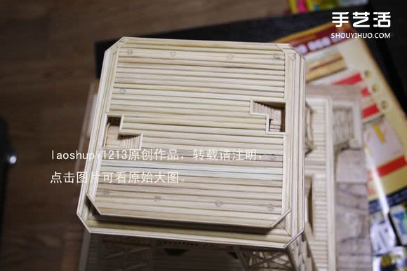 筷子和竹簽制作埃菲爾鐵塔模型的詳細(xì)圖解教程 -  rpnrmr.com
