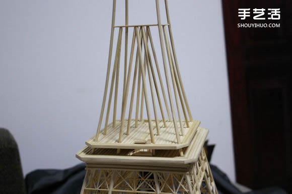 筷子和竹簽制作埃菲爾鐵塔模型的詳細(xì)圖解教程 -  rpnrmr.com