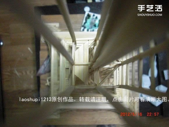 筷子和竹簽制作埃菲爾鐵塔模型的詳細(xì)圖解教程 -  rpnrmr.com
