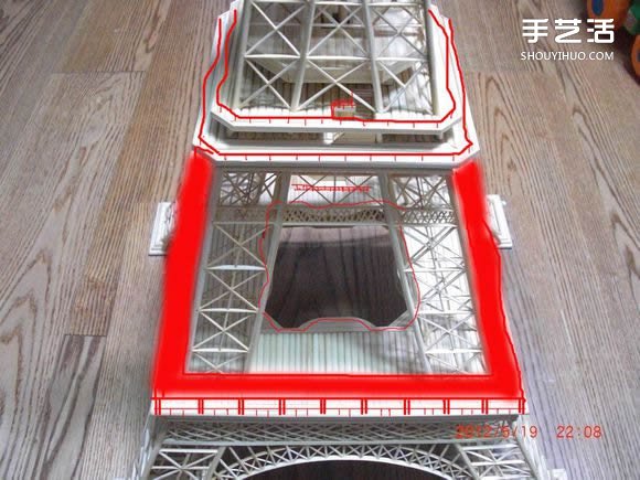 筷子和竹簽制作埃菲爾鐵塔模型的詳細(xì)圖解教程 -  rpnrmr.com
