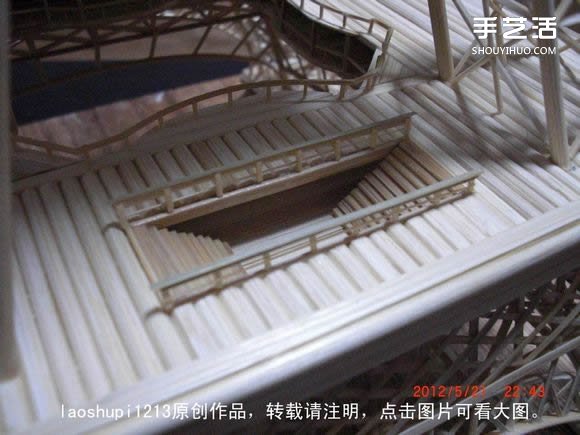 筷子和竹簽制作埃菲爾鐵塔模型的詳細(xì)圖解教程 -  rpnrmr.com