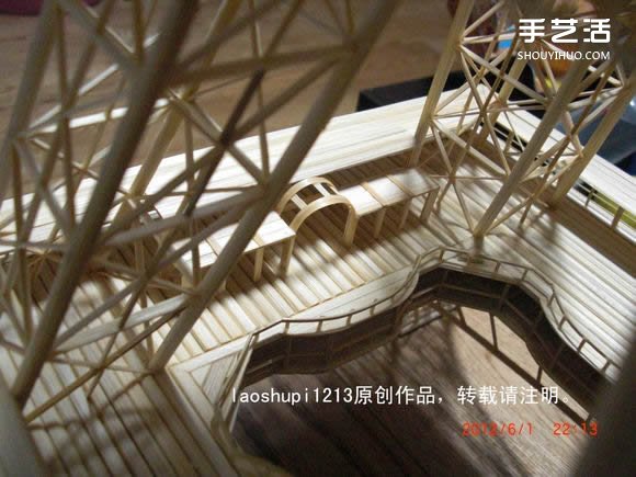 筷子和竹簽制作埃菲爾鐵塔模型的詳細(xì)圖解教程 -  rpnrmr.com