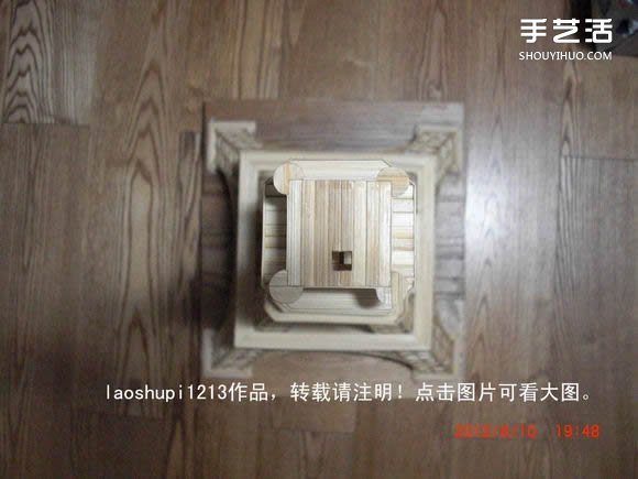 筷子和竹簽制作埃菲爾鐵塔模型的詳細(xì)圖解教程 -  rpnrmr.com