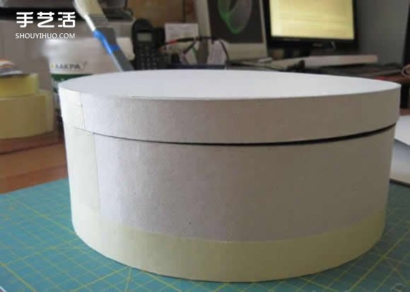 怎么做圓形布盒子教程 圓形布藝收納盒DIY圖解 -  rpnrmr.com