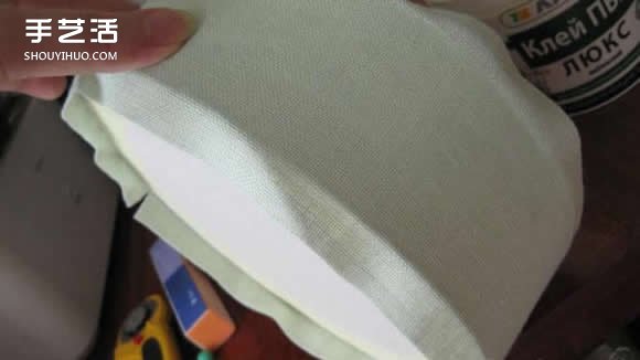 怎么做圓形布盒子教程 圓形布藝收納盒DIY圖解 -  rpnrmr.com