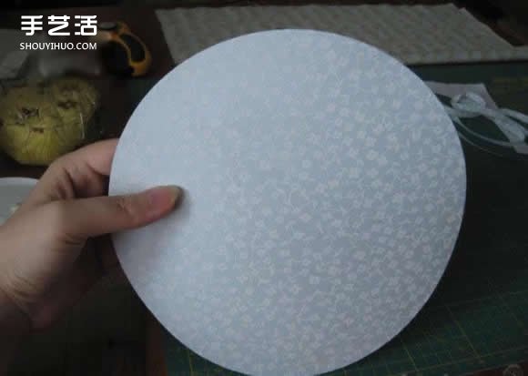 怎么做圓形布盒子教程 圓形布藝收納盒DIY圖解 -  rpnrmr.com
