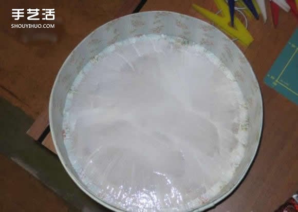 怎么做圓形布盒子教程 圓形布藝收納盒DIY圖解 -  rpnrmr.com