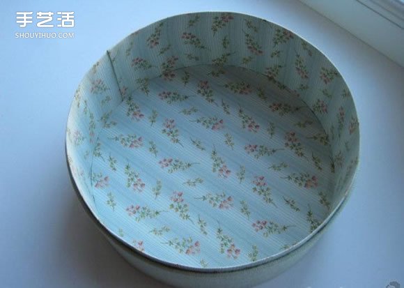怎么做圓形布盒子教程 圓形布藝收納盒DIY圖解 -  rpnrmr.com