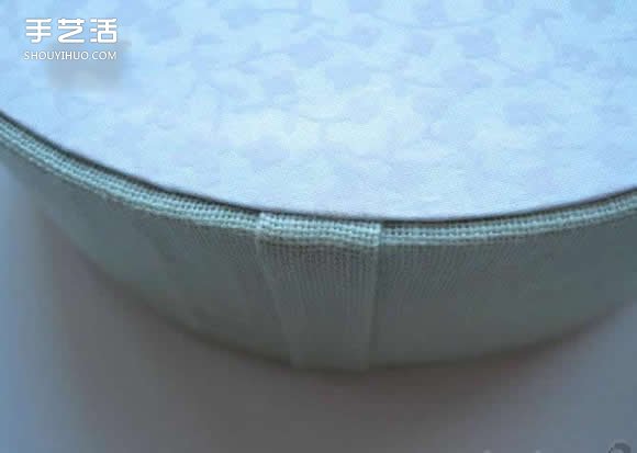 怎么做圓形布盒子教程 圓形布藝收納盒DIY圖解 -  rpnrmr.com