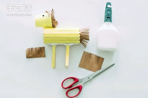 廢物利用做小馬的教程 幼兒園斑馬手工制作 -  rpnrmr.com