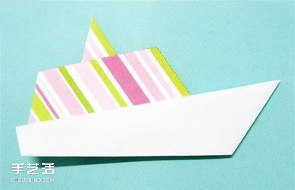 簡單折紙輪船的過程 幼兒園折小船的教程 -  rpnrmr.com