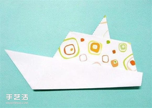 簡單折紙輪船的過程 幼兒園折小船的教程 -  rpnrmr.com