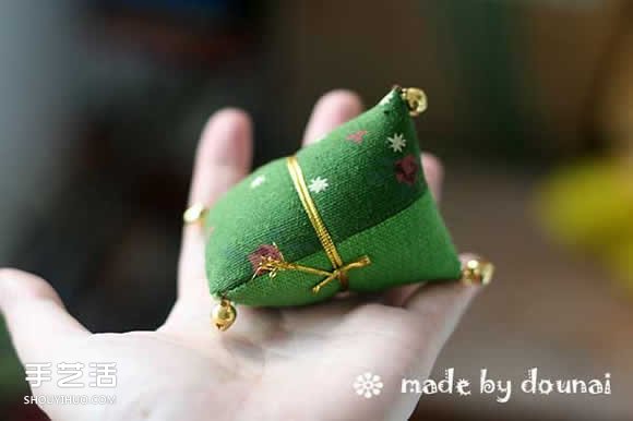 不織布粽子的做法圖解 布藝粽子小香包DIY教程 -  rpnrmr.com